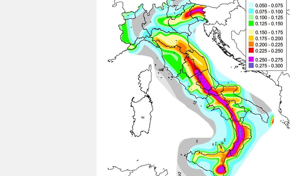 E' lungo la "schiena" dell'Italia, l'Appennino, che corre il brivido del terremoto