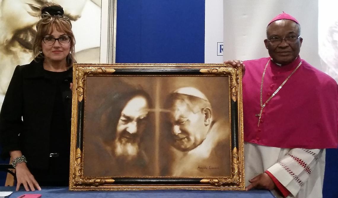 In mostra 'I volti di Padre Pio' di Angela Ciccone