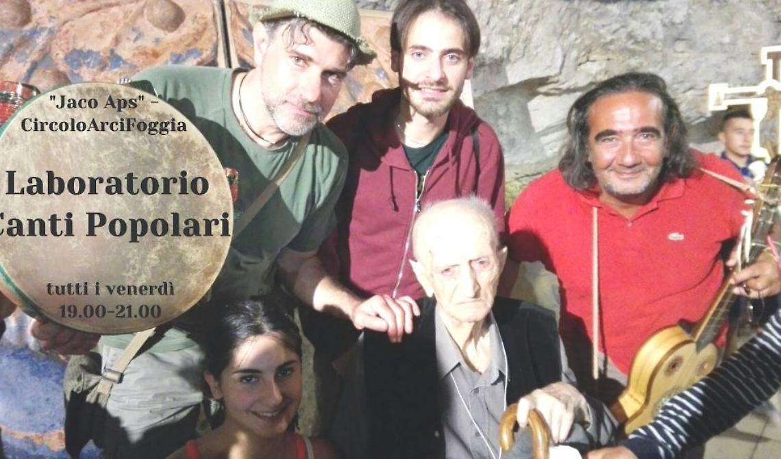 'Jaco', ecco il laboratorio di canti popolari