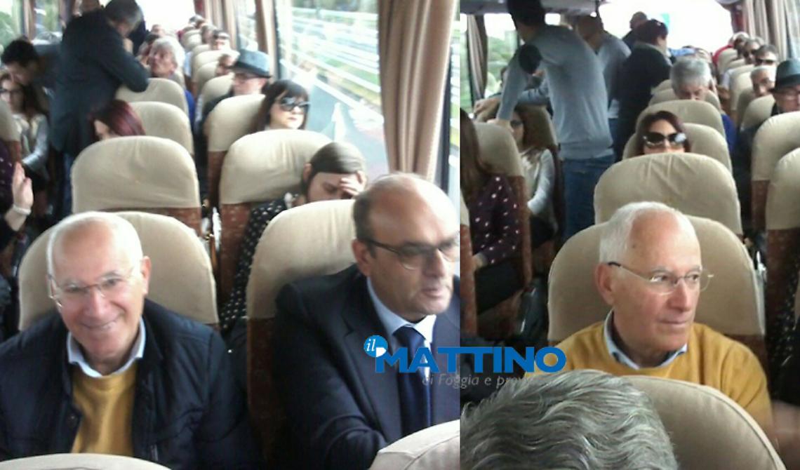 Parte "La convenzione blu" di Fitto, da Foggia in duecento a Roma