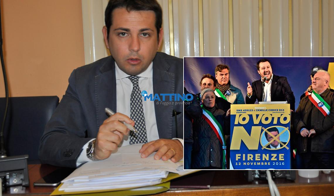 Landella con Salvini, De Pellegrino: «Un trumpista in salsa foggiana»
