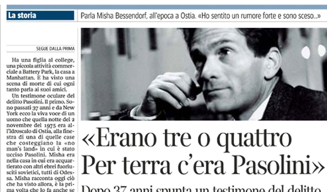 La famiglia di Pasolini chiede la riapertura delle indagini: tornano i legami con la morte di Mattei