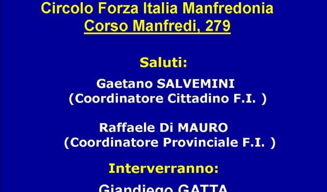Manfredonia, FI " Gazebo informativo e manifestazione per il No al Referendum”