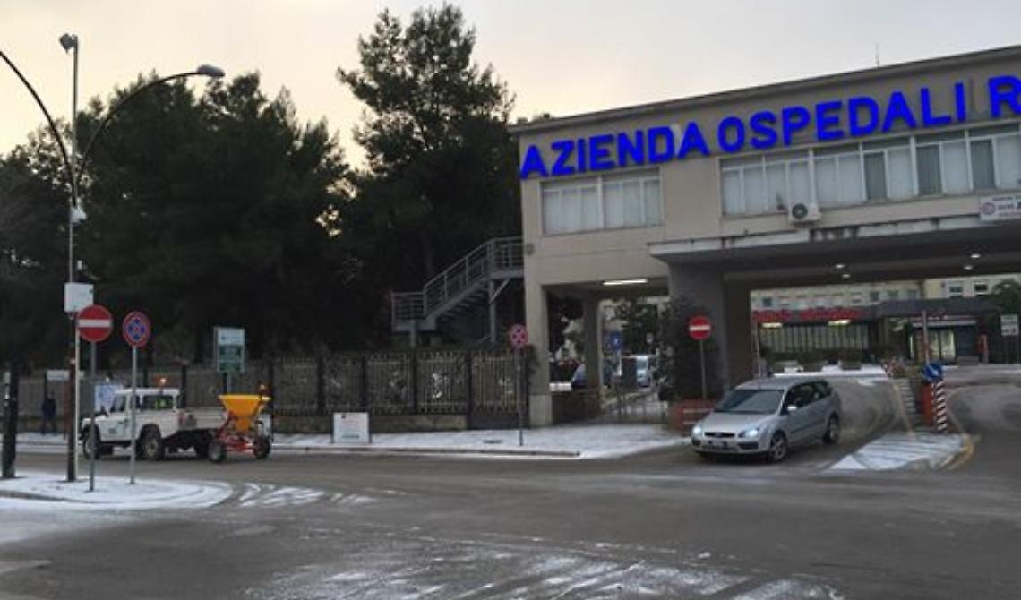 Foggia, influenza e maltempo mandano in tilt gli Ospedali Riuniti