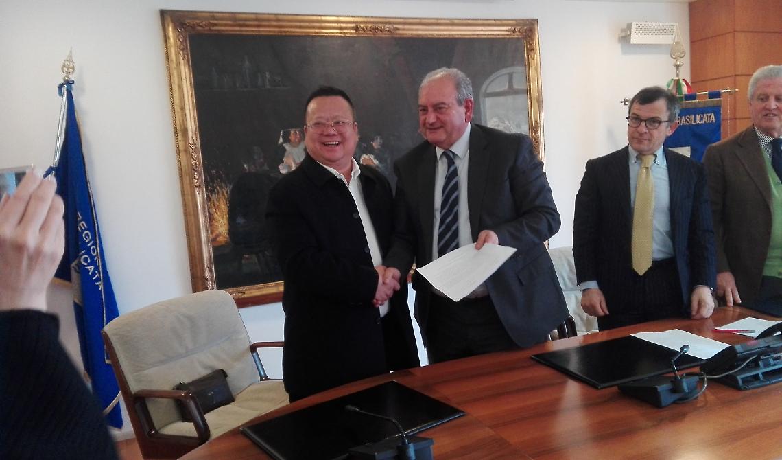 Imprenditori cinesi in Basilicata: verso accordo bilaterale di cooperazione 