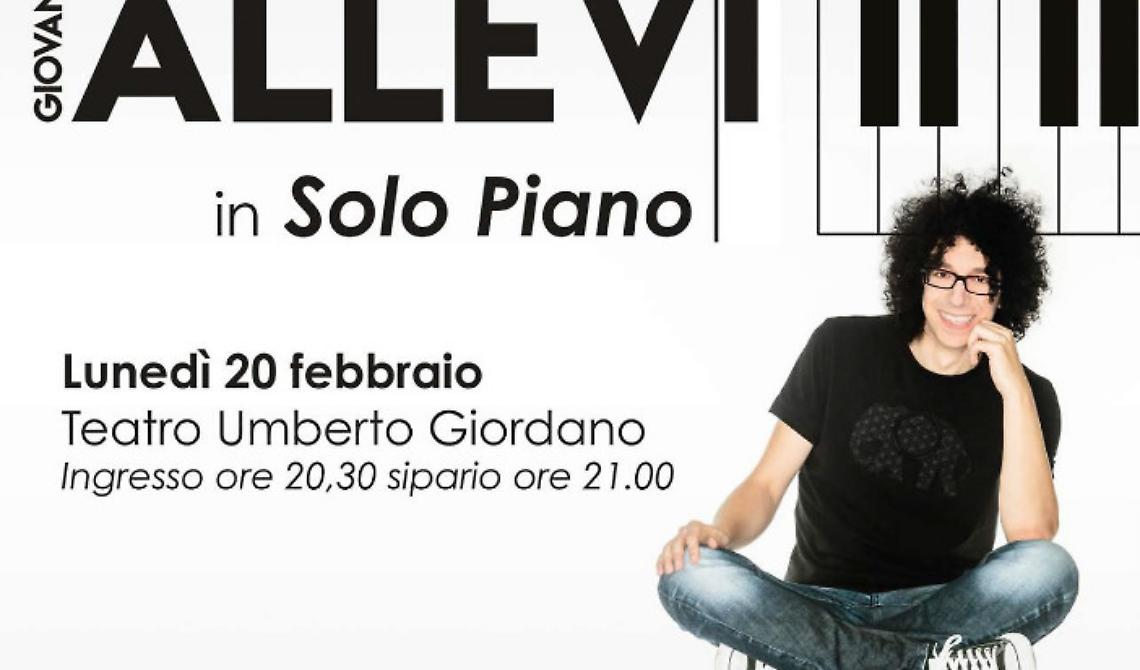 Club Unesco, Giovanni Allevi in concerto per beneficenza