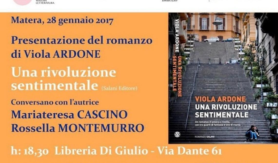 A Matera la rivoluzione sentimentale di Viola Ardone