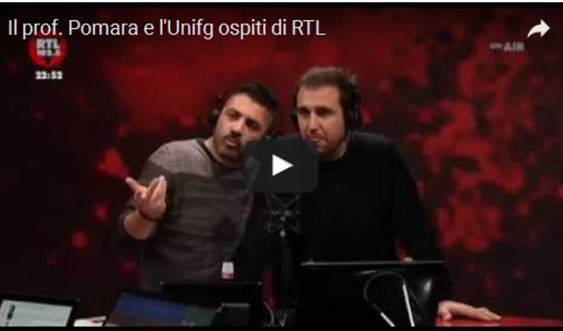 Il FRI targato Unifg è protagonista su RTL
