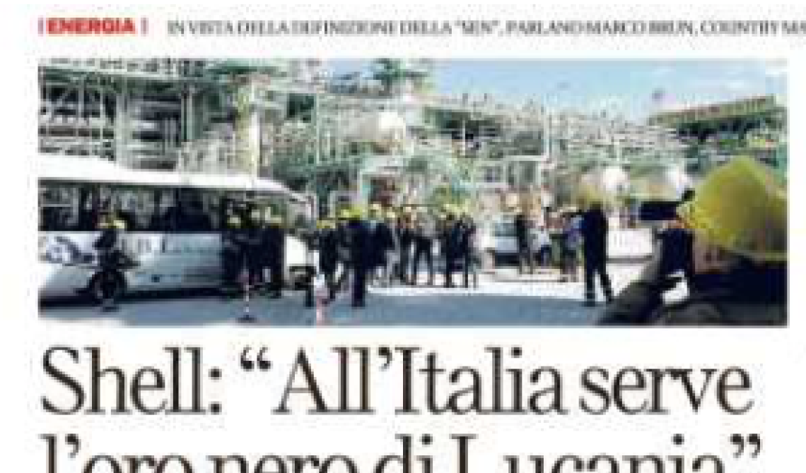 Shell ci riprova: pressioni per l'oro nero lucano