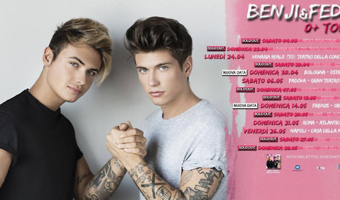 A Foggia, Benji & Fede per presentare il loro album " 0+ " 