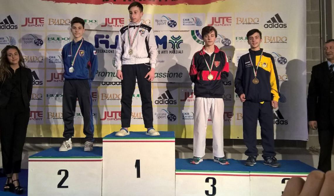 Argento per Mario Ciminiello al 18° Open Adidas d'Italia karate
