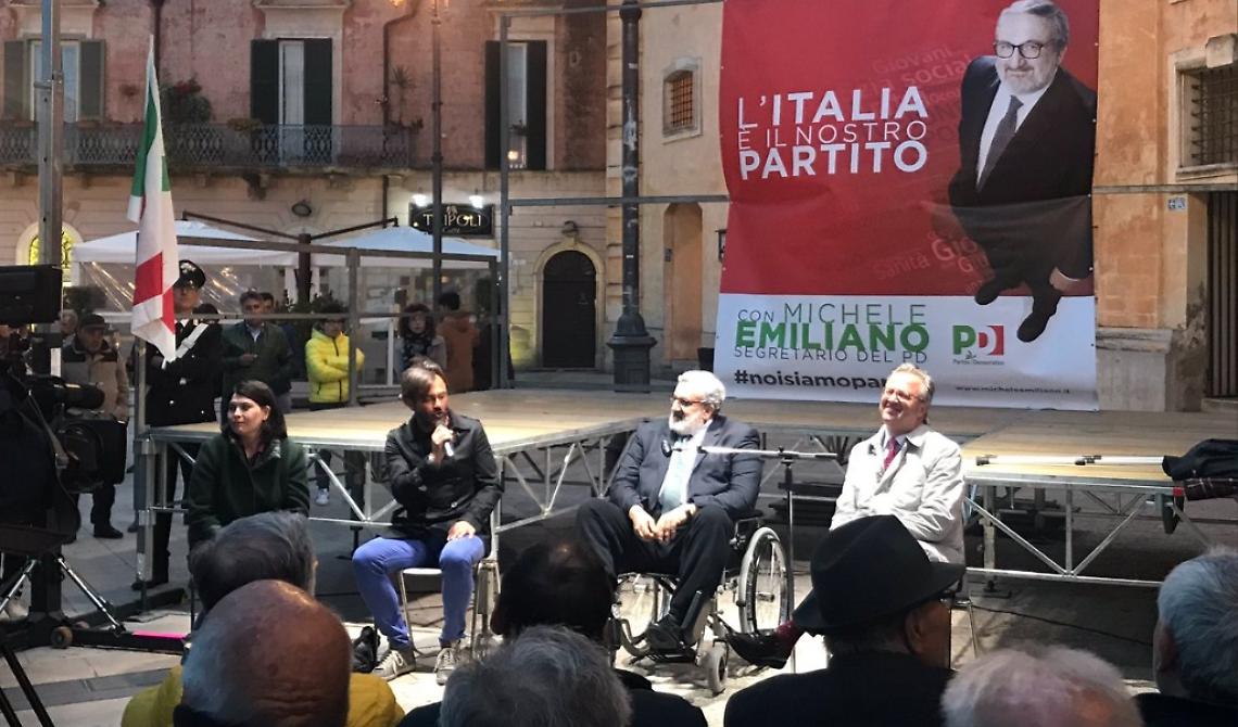 Primarie PD, in Basilicata Renzi è primo ma Emiliano, secondo, è il vero vincitore morale