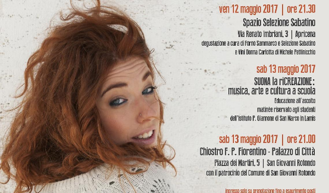 MO'L'ESTATE SPIRIT FESTIVAL, la tempesta musicale e canora di Agnese Valle raggiungerà il Gargano  