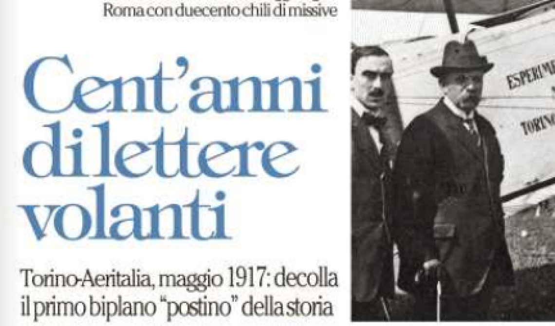 Cento anni fa il pilota lucano De Bernardi inventò la Posta aerea
