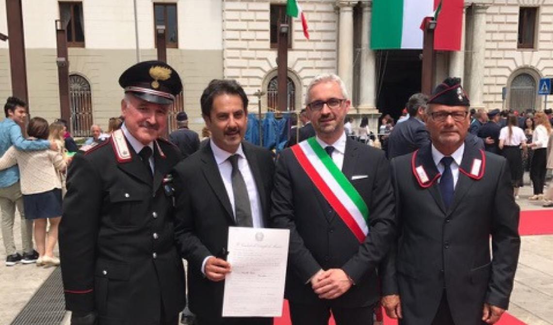Ertico è cavaliere del Santo Sepolcro
