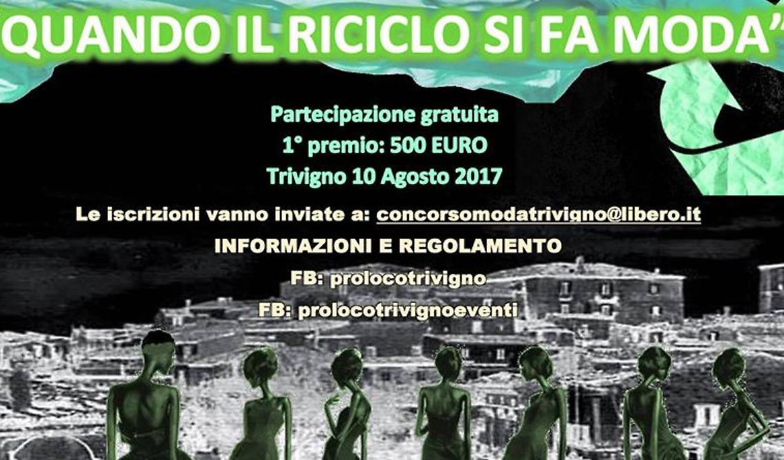 Trivigno, “Quando il riciclo si fa moda”, premierà la fantasia ecologica e il talento dei giovani lucani 