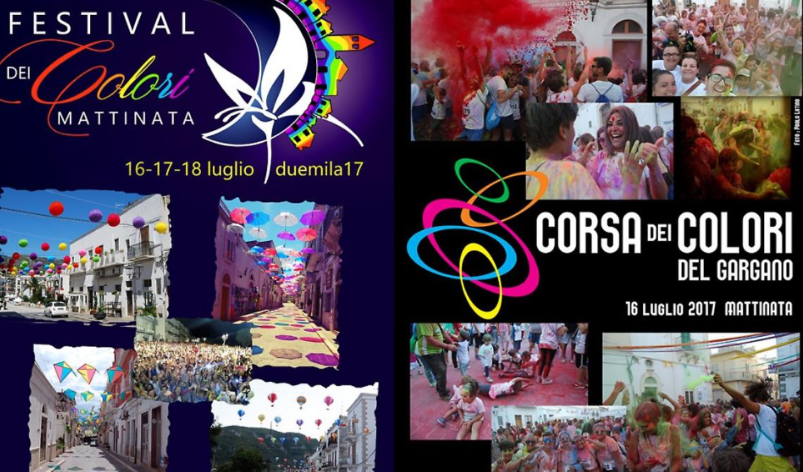 Mattinata:  torna il Festival dei Colori, dal 16 al 18 luglio