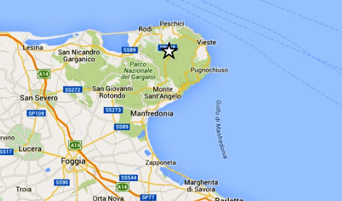 Violenta scossa di terremoto sul Gargano: tanto spavento, ma nessun ferito 