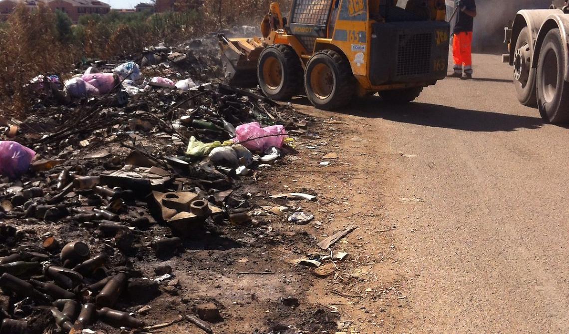 A Torremaggiore proseguono le attività di bonifica di discariche abusive su suoli comunali. 