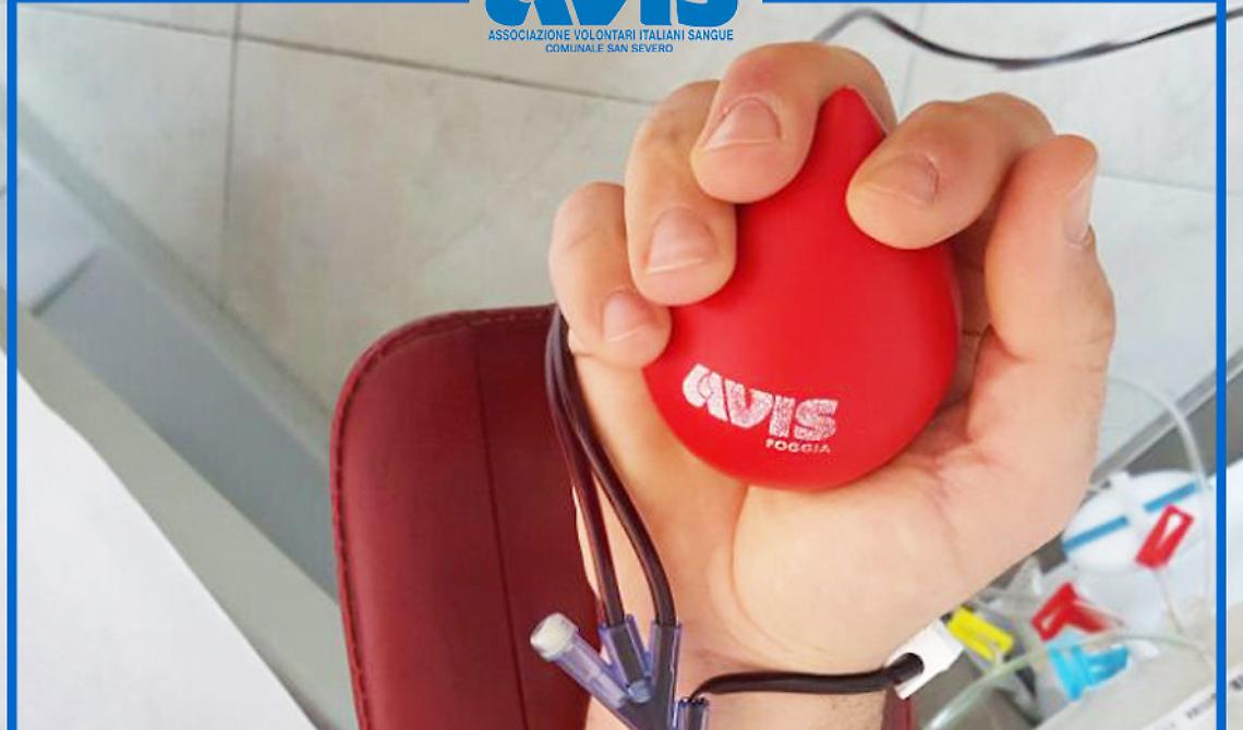 San Severo, l'appello dell'AVIS: prima di partire per le vacanze, donate il sangue!