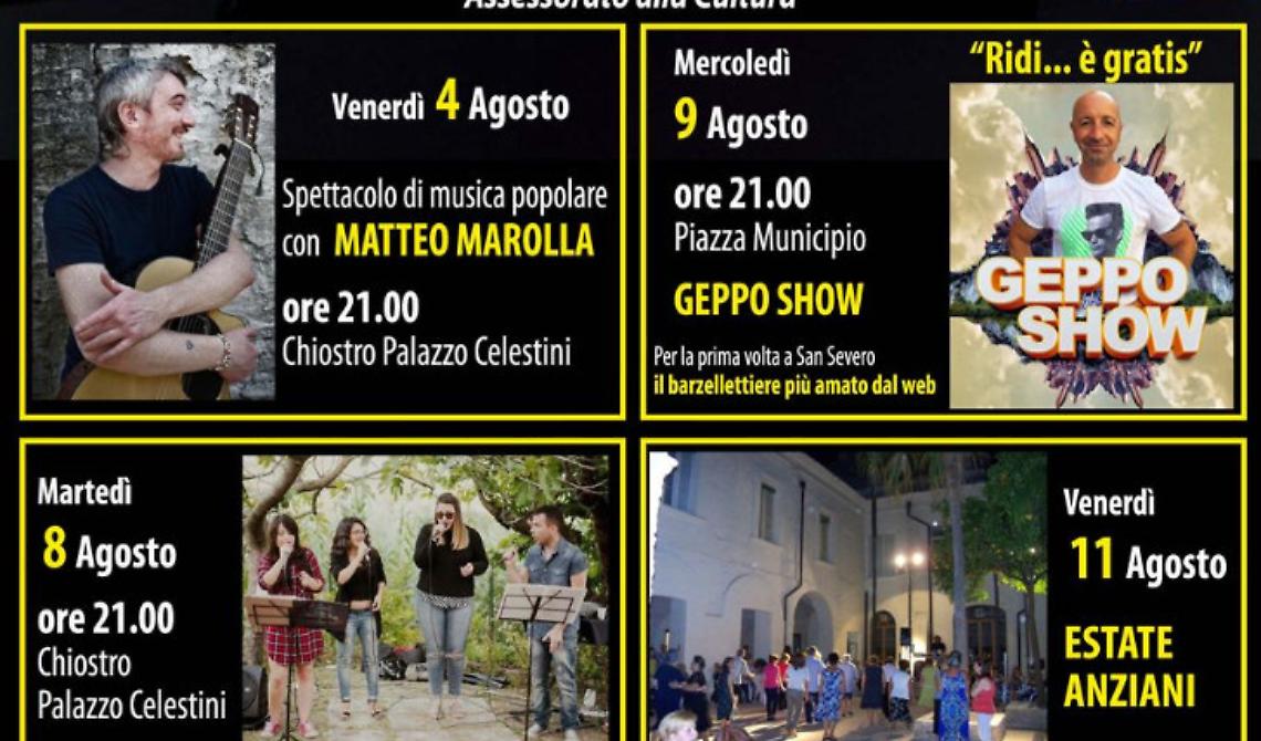 San Severo, un 9 agosto targato Geppo e all'insegna della barzelletta 