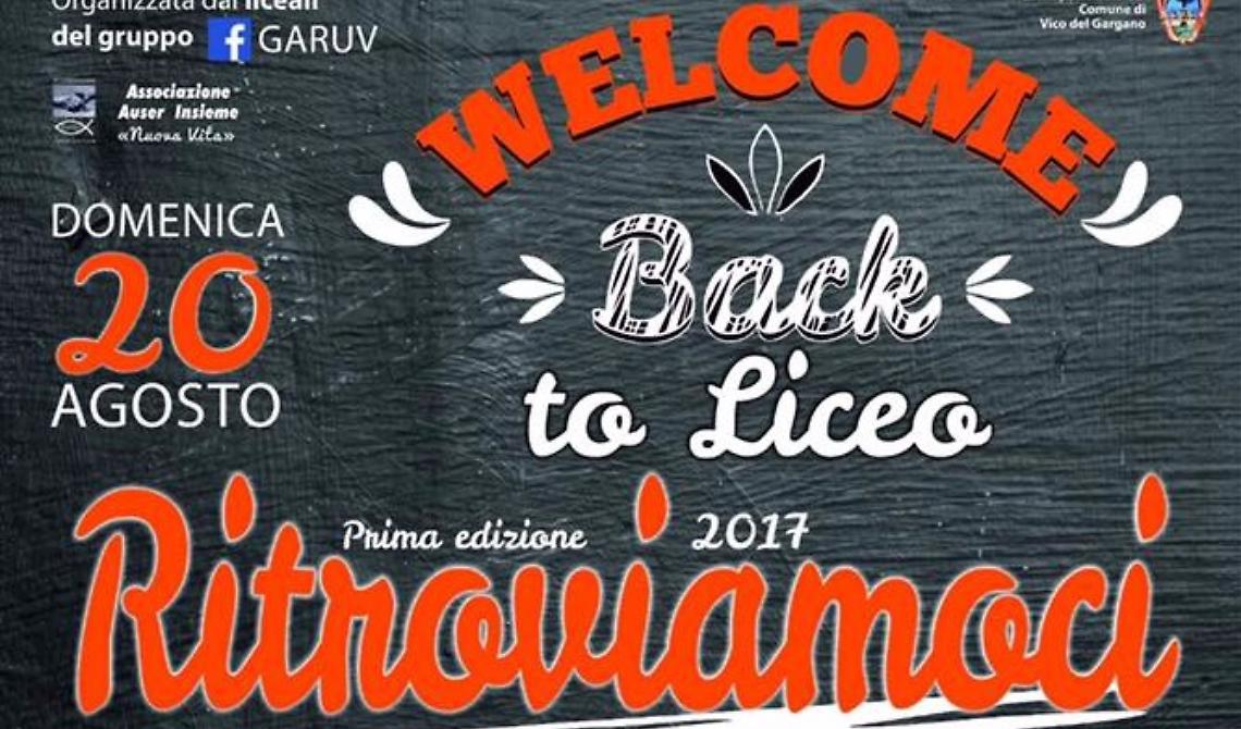 Vico del Gargano, "la rimpatriata":  si ritrovano per "preparare la festa" del loro Liceo  