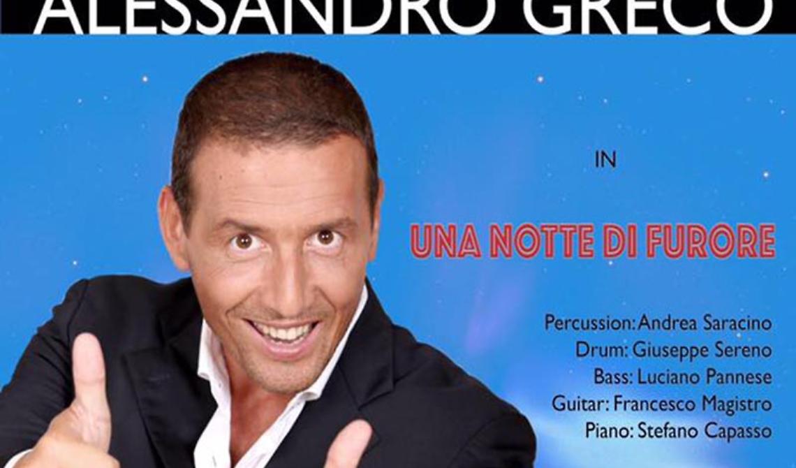 Carapelle,  una “Notte di Furore” con lo showman Alessandro Greco