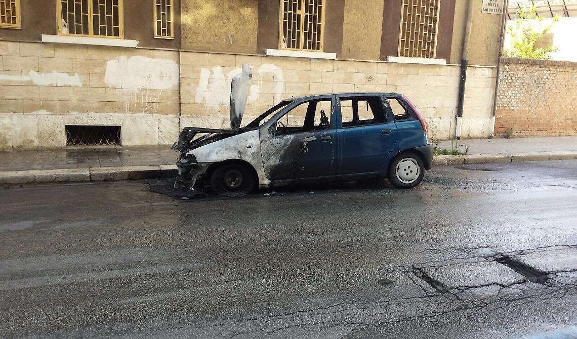 Foggia, Via Monte Sabotino: esplode auto, anziana viva per miracolo