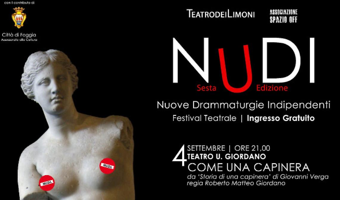 Teatro Giordano di Foggia, tutti entusiasti di partecipare al Festival NU.D.I.