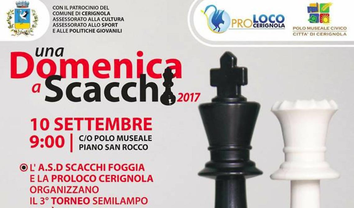 A Cerignola, "una domenica a scacchi" tutta particolare 
