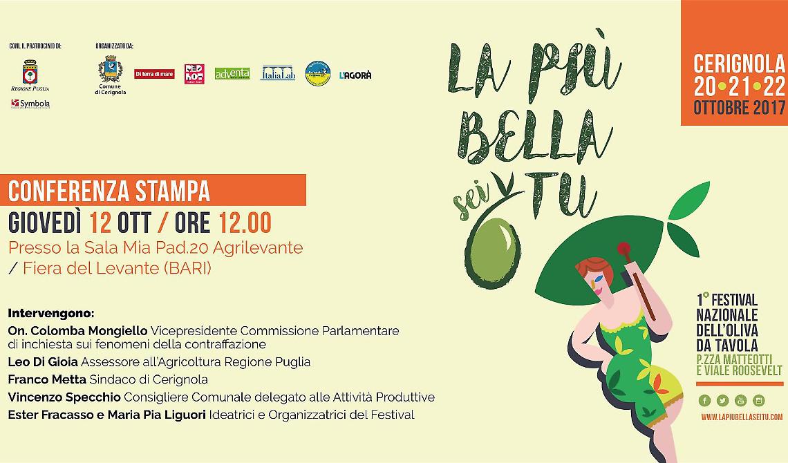 L'oliva di Cerignola si fa bella (e si presenta in anteprima ad Agrilevante)
