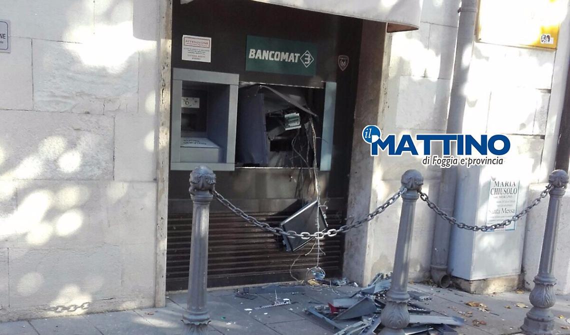 Assalto alla Bper di Foggia, bottino sui 15mila euro