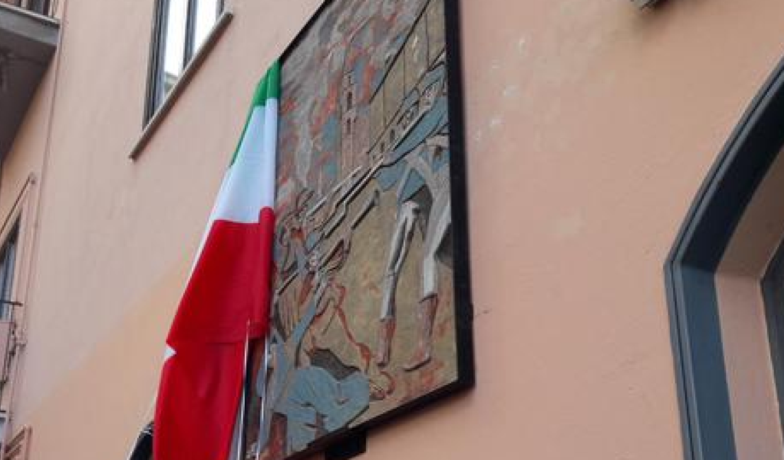 Potenza, i Lions regalano un graffito alla città per ricordare il 1860