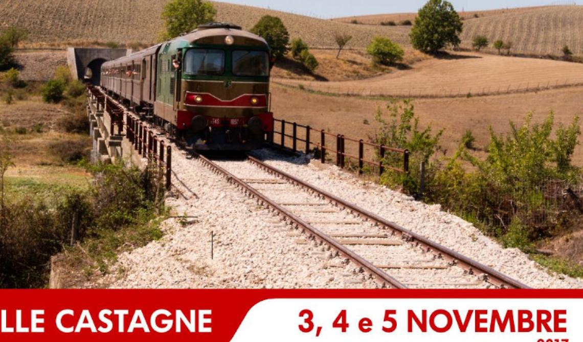 Da Foggia a Montella, il "Treno delle castagne" correrà sui binari "senza tempo" della memoria 