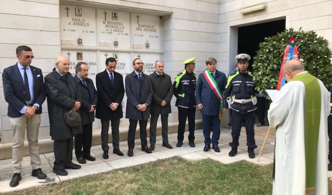 Viale Giotto, la commemorazione dell'immane tragedia