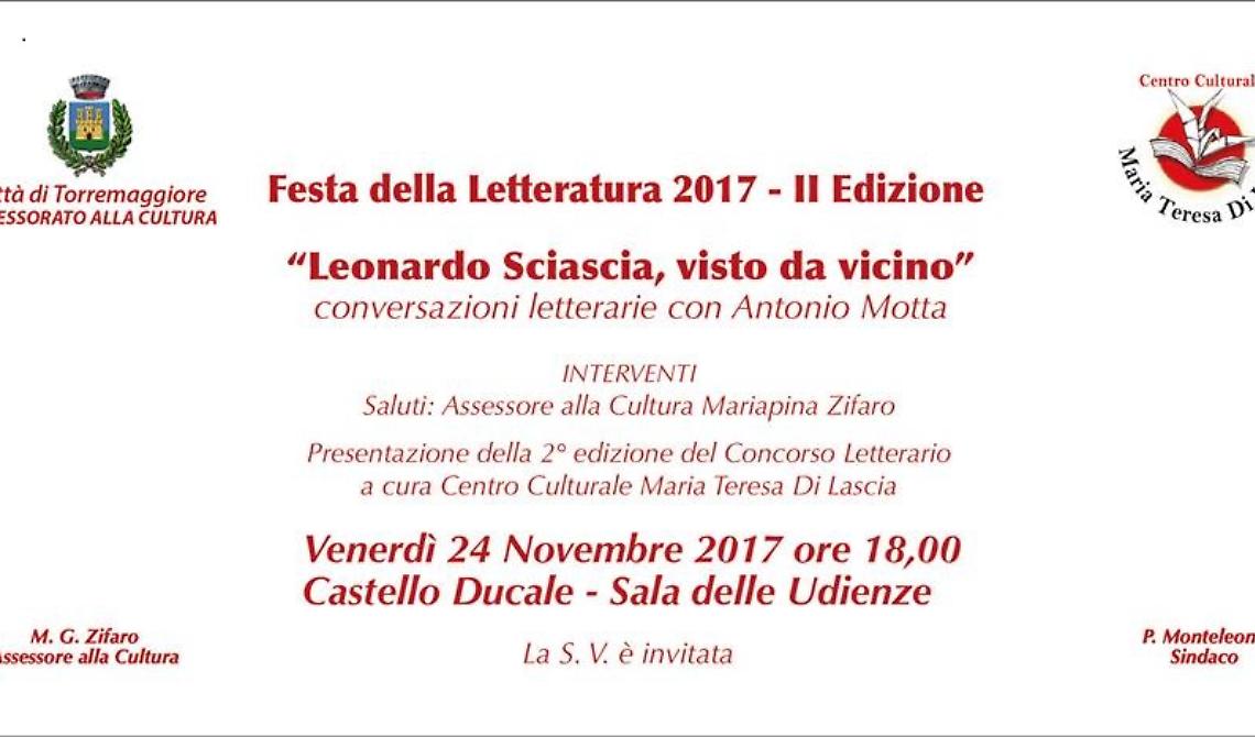 Domani a Torremaggiore presentazione della "Festa della Letteratura"