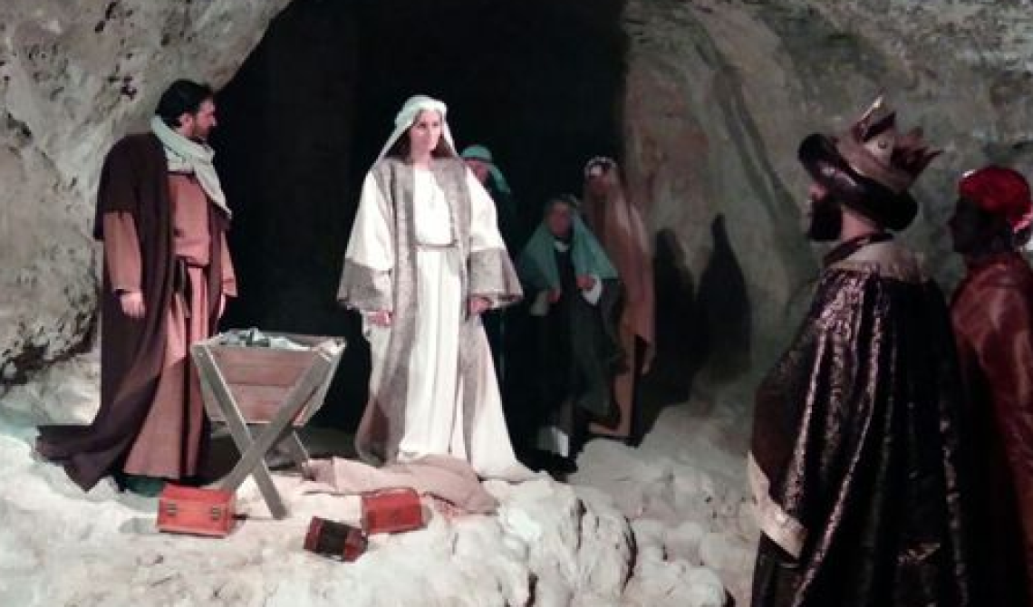 Il suggestivo presepe vivente nei Sassi di Matera