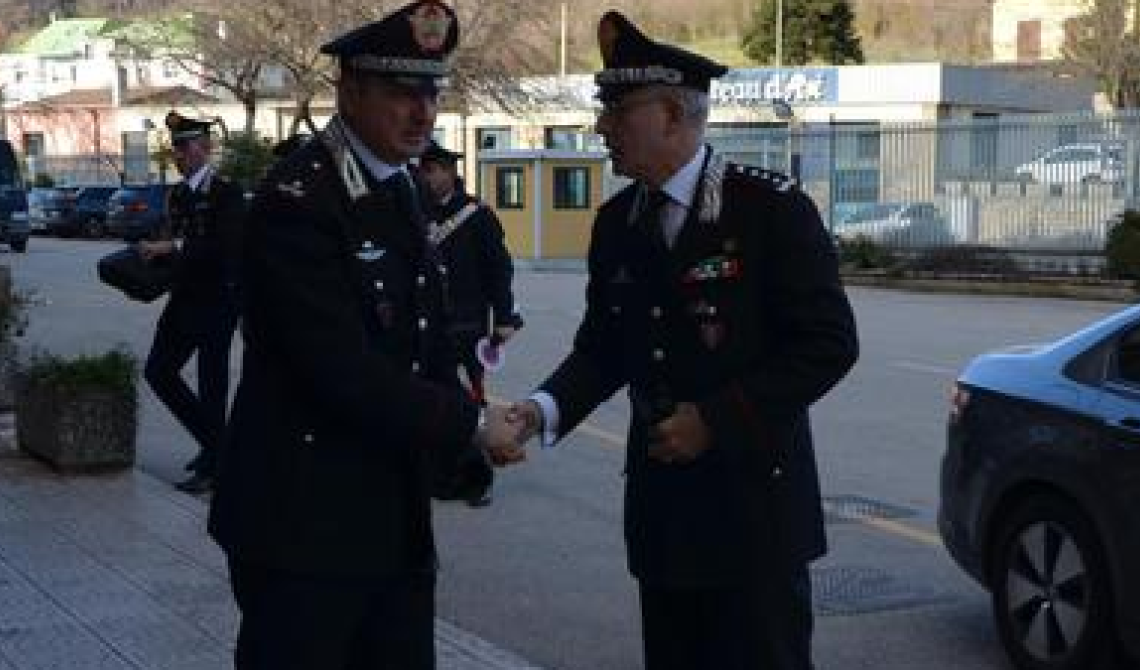 A Potenza il generale Nistri per gli auguri di Natale alla Legione carabinieri Basilicata