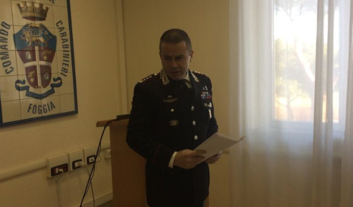 I Carabinieri tirano le somme del  2017, Aquilio: "I traffici di droga al centro della nuova guerra di mafia" 