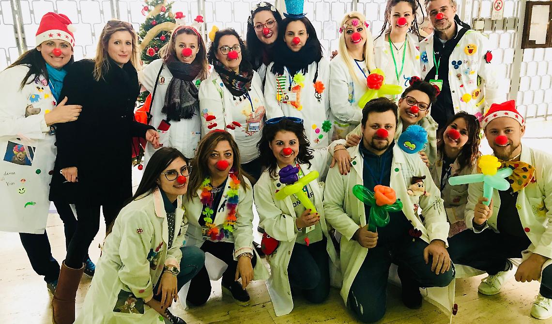 Quando il sapore della libertà è l'allegria, con i Clown Dottori al carcere di Foggia