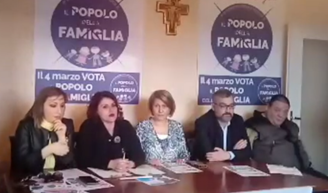 Potenza: «No all'aborto, alla teoria gender nelle scuole, allo ius soli e all'utero in affitto». Ecco il Popolo della famiglia