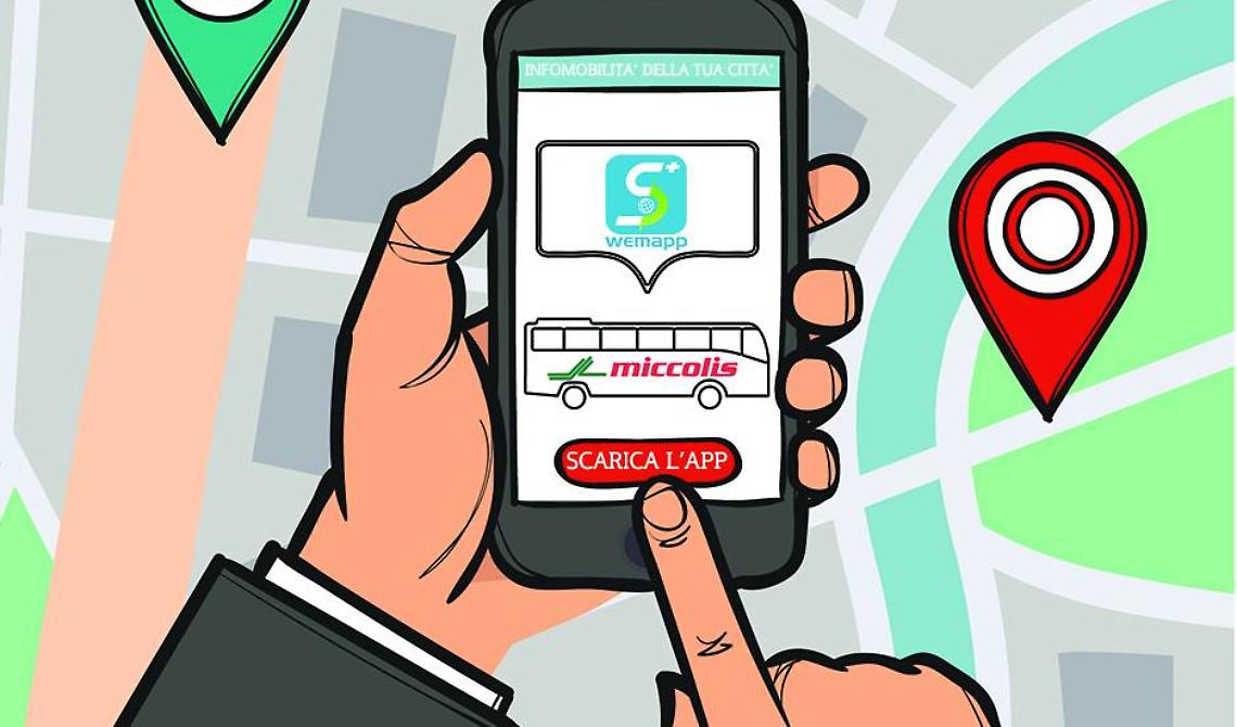 Il trasporto pubblico a Matera in un'app: nasce Wemapp