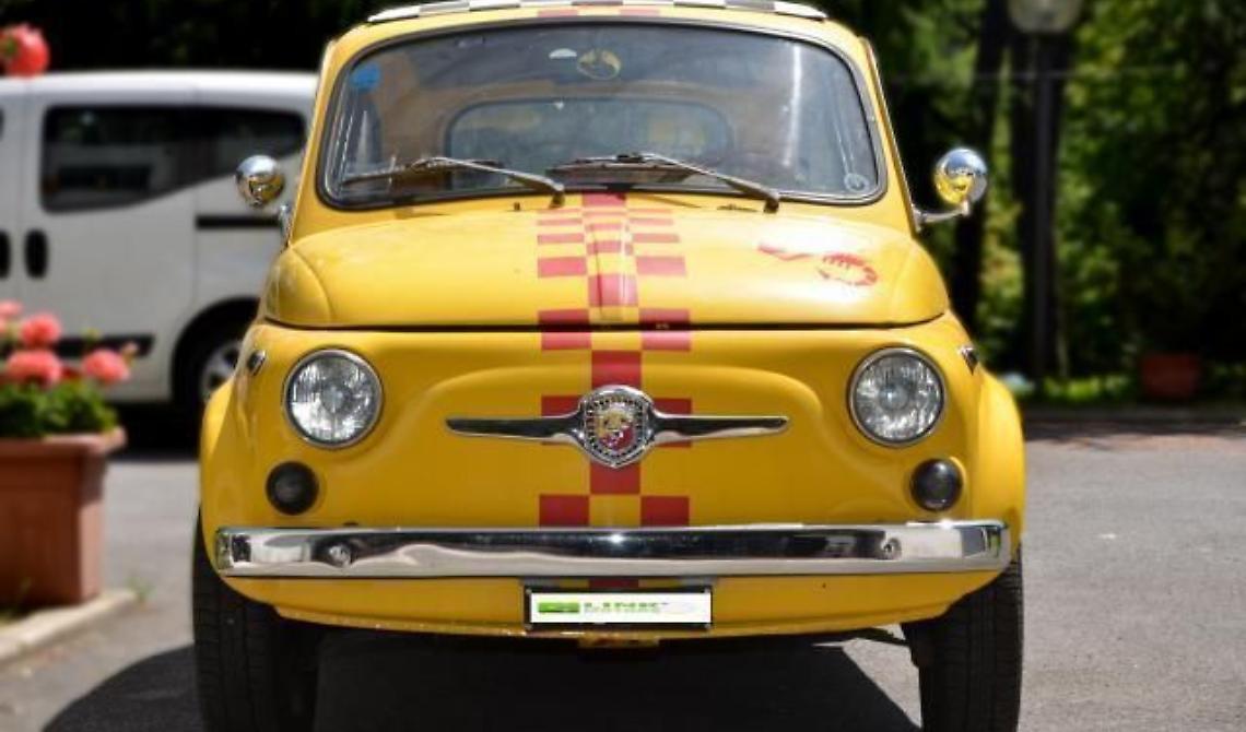 Auto storiche, Potenza-Lourdes-Lauria a bordo di una 500 del 1968