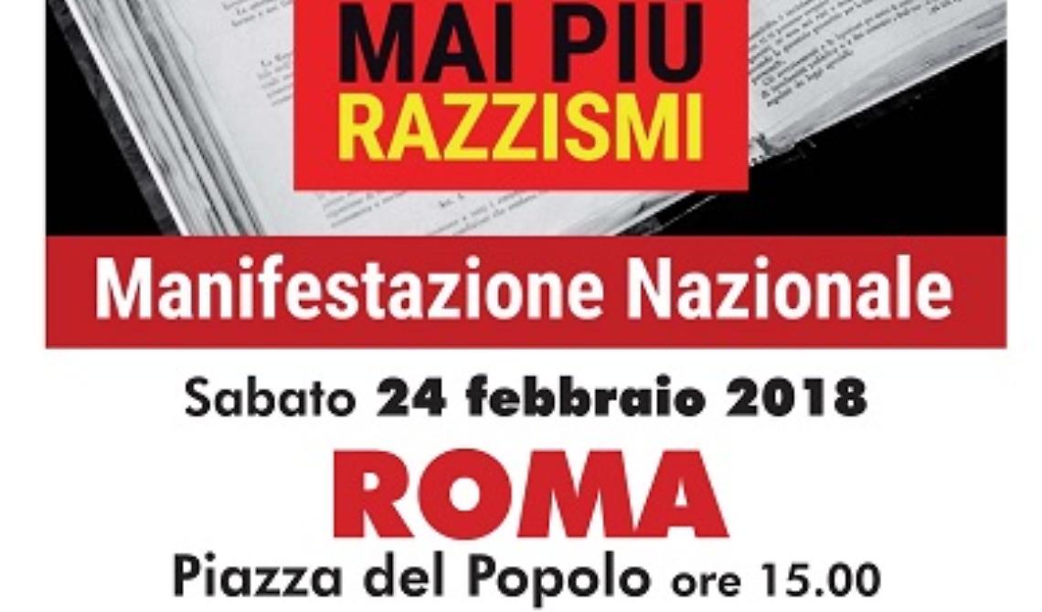 Cgil Basilicata partecipa alla manifestazione nazionale "Mai piu' fascismi - Mai piu' razzismi"