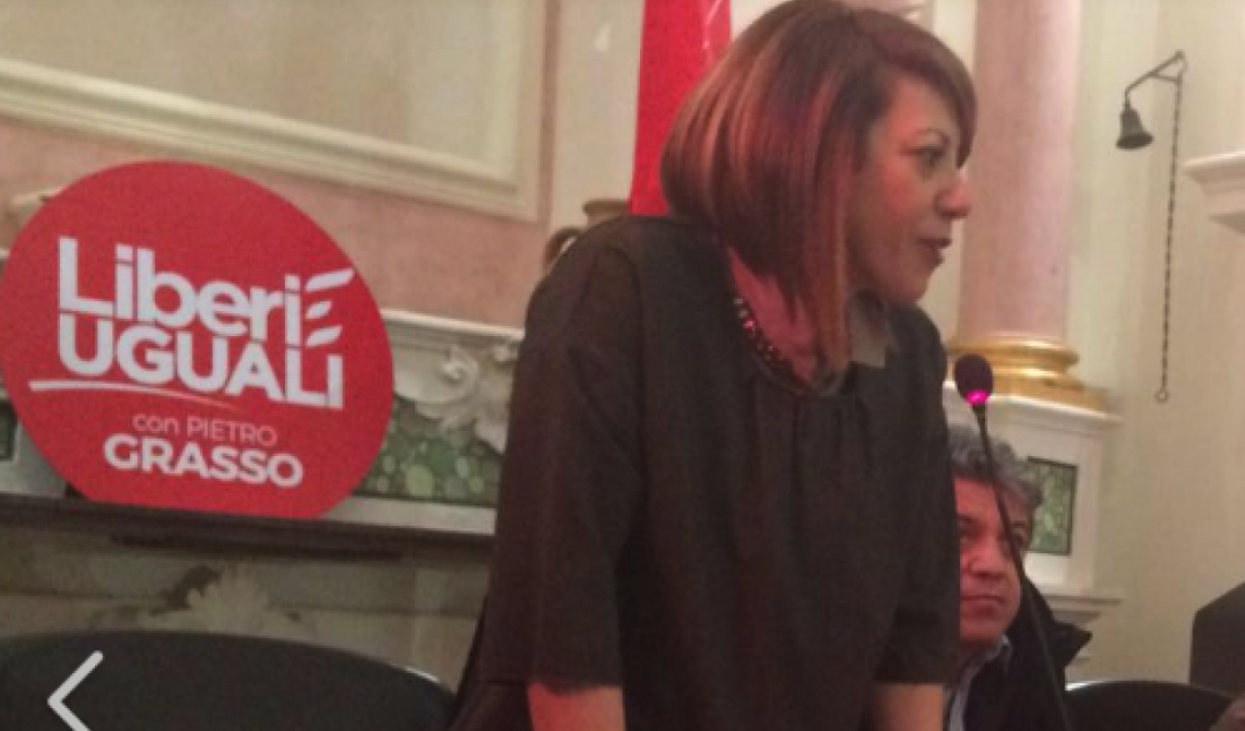 Cristiana Coviello con Liberi e uguali: «La legge sul "dopo di noi" è solo propaganda elettorale»
