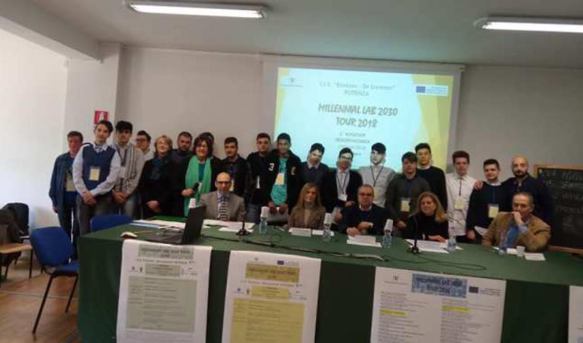 Potenza, all'istituto Einstein-De Lorenzo concluso il progetto Millennial Lab 2030
