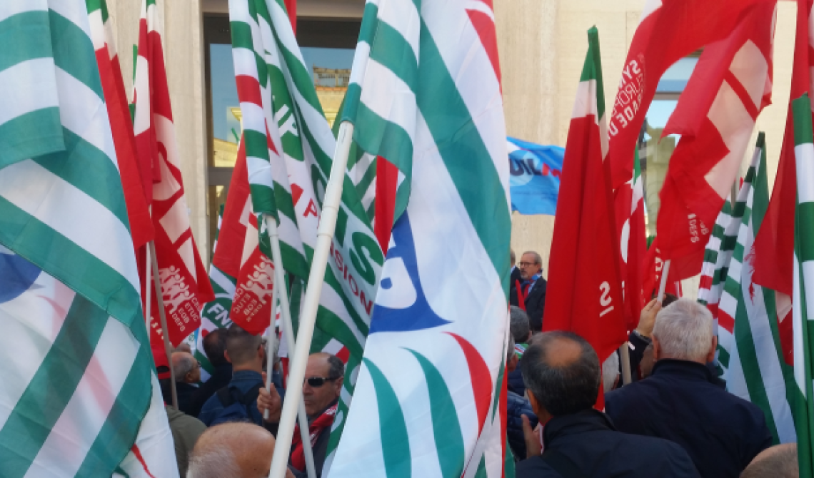 Matera 2019, i sindacati marciano per chiedere cultura e lavoro