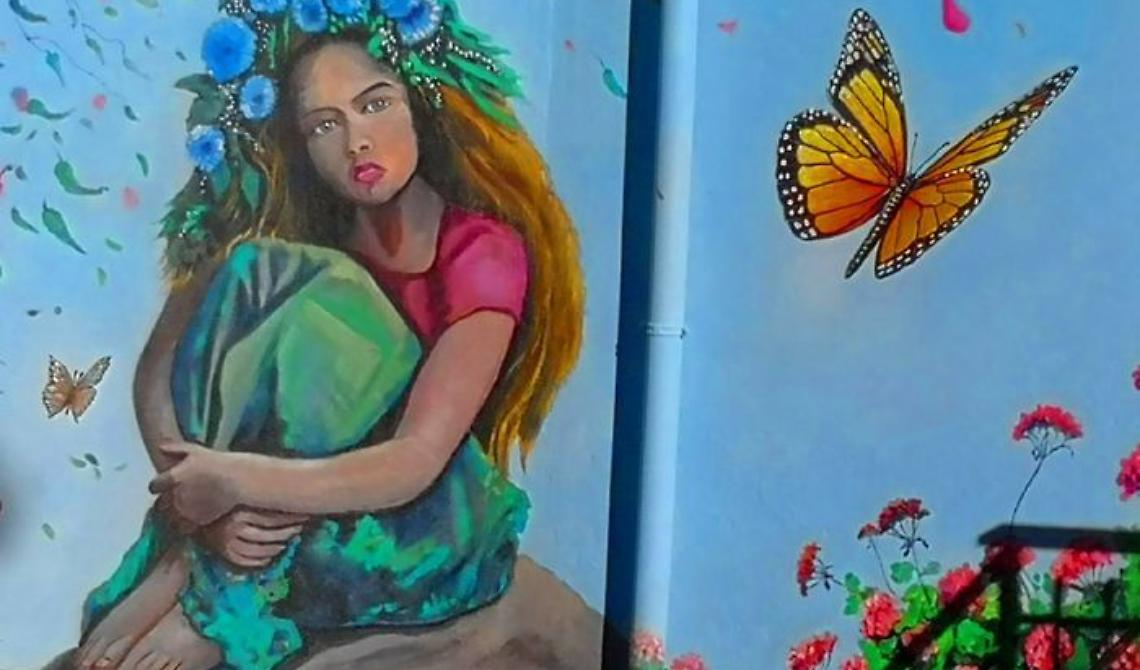 Sant'Angelo Le Fratte, due grandi murales ornano la Valle più dipinta d'Italia