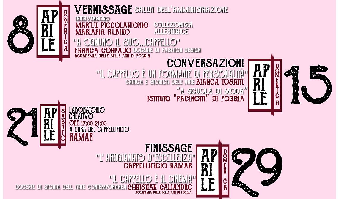 “Tanto di cappello”, a Torremaggiore mostra di cappelli d’epoca al Castello Ducale per tre domeniche di aprile