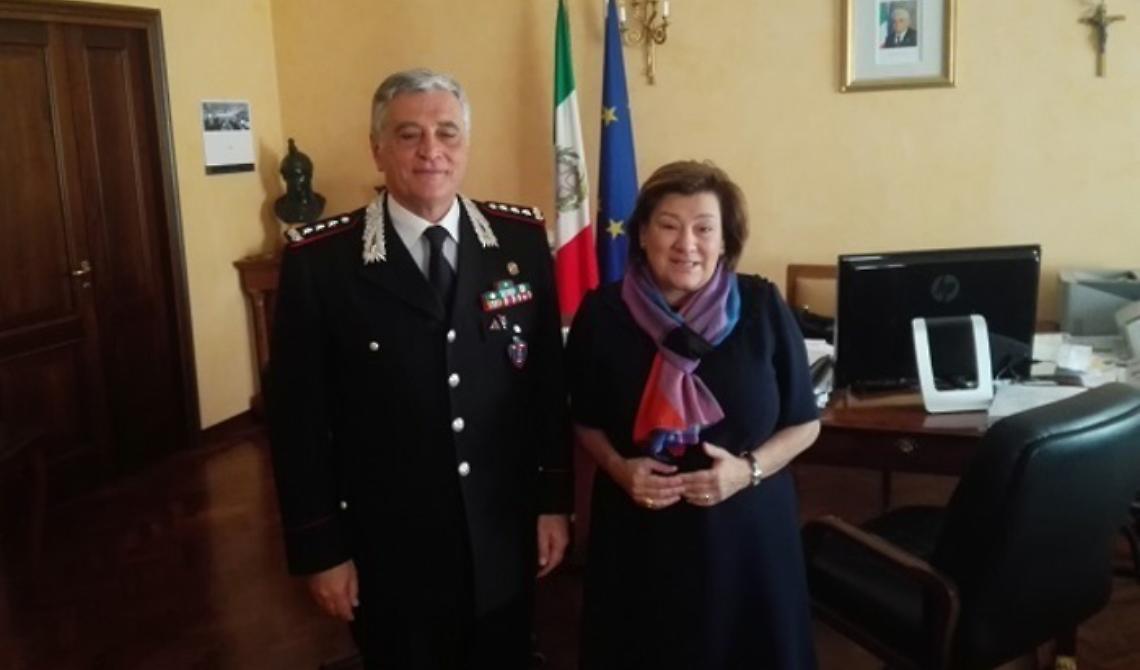 Il comandante della brigata Ogaden dal Prefetto di Potenza